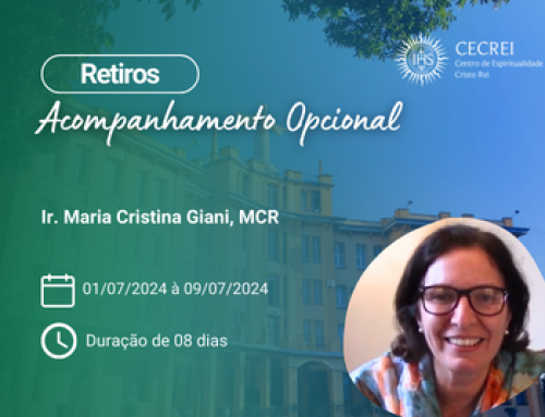 Retiro de Acompanhamento Opcional: Ir. Maria Cristina Giani, MCR
