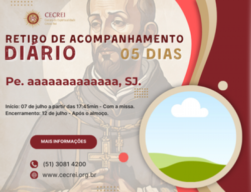 Julho 2025 (5 dias) – Retiro de acompanhamento opcional : [orientador 3]